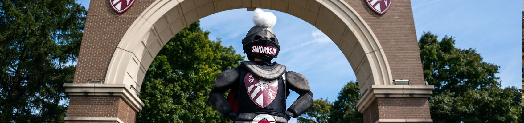 valor stands in the archway