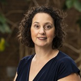 Bellarmine University professor Dr. Amanda Krzysiak poses for a portrait.