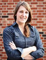 Bellarmine University Criminal Justice Studies professor Dr. Heather Pruss poses for a portrait.