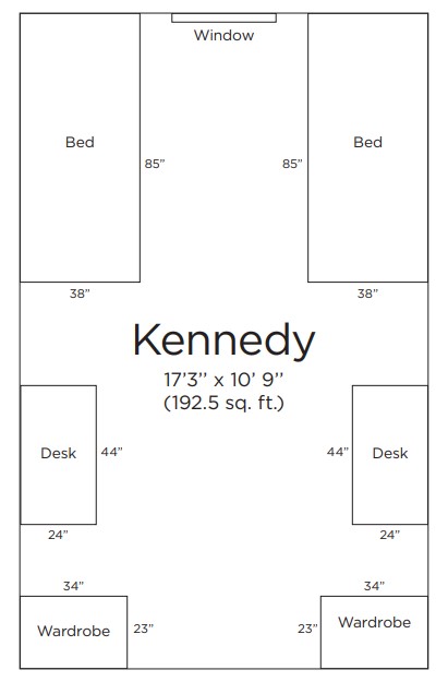 kennedy layout Kennedy Hall Room Layout
