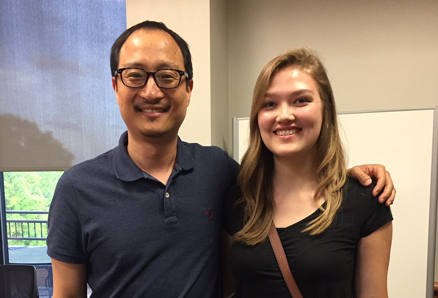 Dr. Choi and Kathryn Truman (Combs)