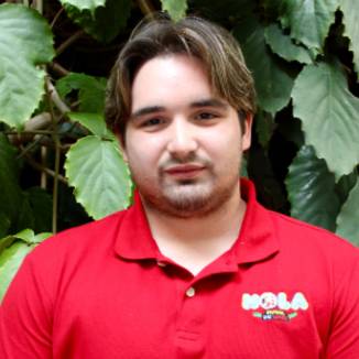 Bellarmine University Biology major Alex Leyva Serrano poses for a portrait.