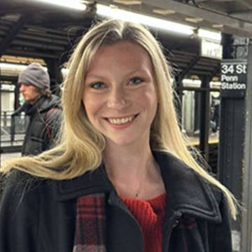 Bellarmine University Math major Lilli Evans poses for a portrait.