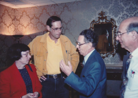 Old photo of former professors