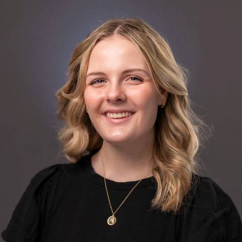 Bellarmine University Exercise Science student Caitlin Perry poses for a portrait.