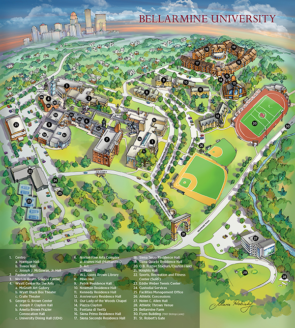 bellarmine college prep campus map Campus Directions bellarmine college prep campus map