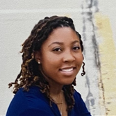 Bellarmine University student Karisma Burnett poses for a portrait.