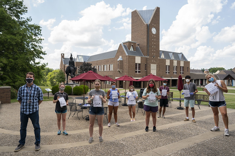 GSP students outside