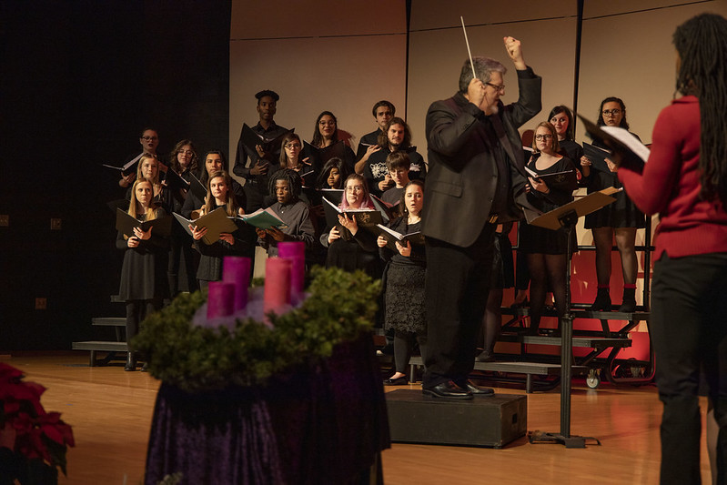 Students singing during our Christmas Concert